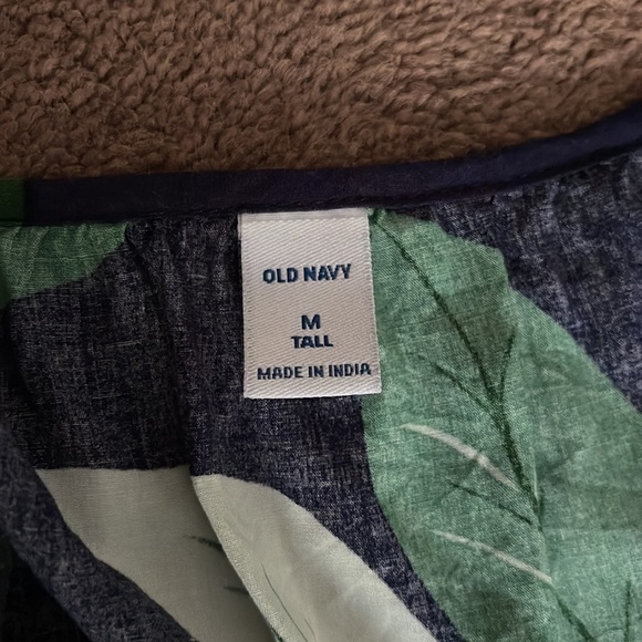 Dark blue and flowered summer dress - Picture 2 of 4